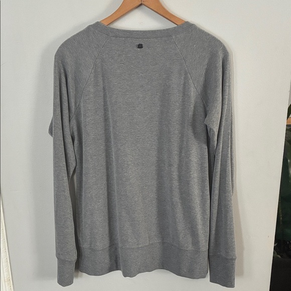 GAIAM Women's Heather Gray Crew Neck Sweater Sz Medium - Picture 6 of 7